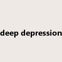 deep depression是什么意思