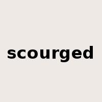 scourged是什么意思