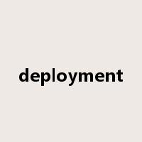 deployment是什么意思
