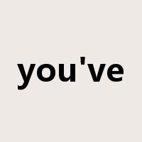 you've是什么意思