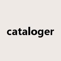 cataloger是什么意思