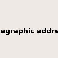 telegraphic address是什么意思