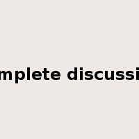 complete discussion是什么意思