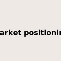 market positioning是什么意思