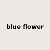 blue flower是什么意思