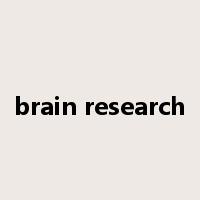 brain research是什么意思