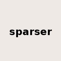 sparser是什么意思