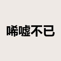 唏嘘不已是什么意思