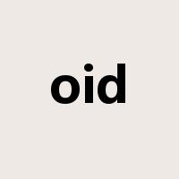 oid是什么意思