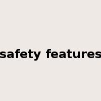 safety features是什么意思