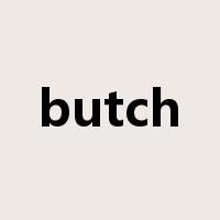 butch是什么意思