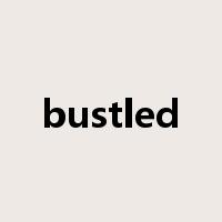 bustled是什么意思