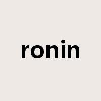 ronin是什么意思