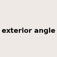 exterior angle是什么意思