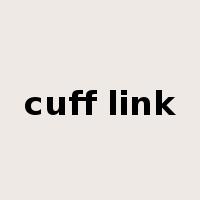 cuff link是什么意思