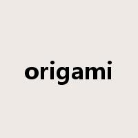 origami是什么意思