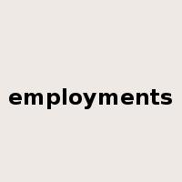 employments是什么意思