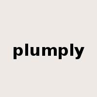 plumply是什么意思