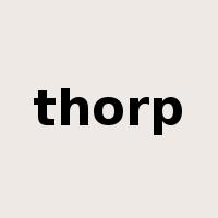 thorp是什么意思
