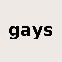 gays是什么意思