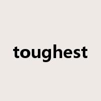 toughest是什么意思