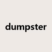 dumpster是什么意思