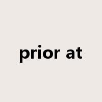 prior at是什么意思