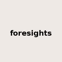 foresights是什么意思