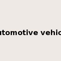 automotive vehicle是什么意思