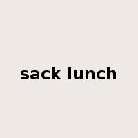 sack lunch是什么意思
