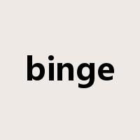 binge是什么意思
