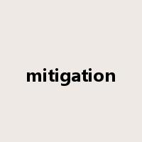 mitigation是什么意思