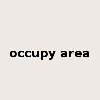 occupy area是什么意思