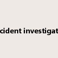 accident investigator是什么意思