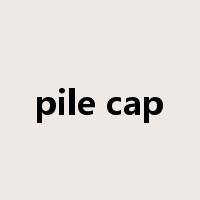 pile cap是什么意思