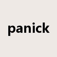 panick是什么意思