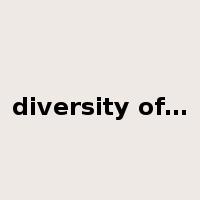 diversity of…是什么意思