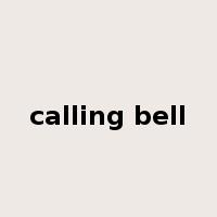 calling bell是什么意思
