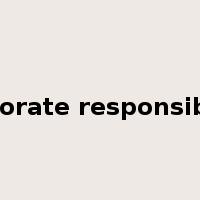 corporate responsibility是什么意思