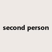 second person是什么意思