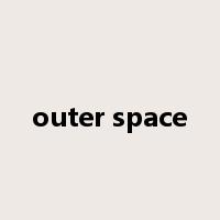 outer space是什么意思