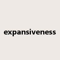 expansiveness是什么意思