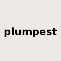 plumpest是什么意思