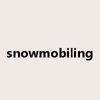 snowmobiling是什么意思