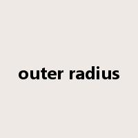 outer radius是什么意思