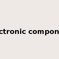 electronic component是什么意思