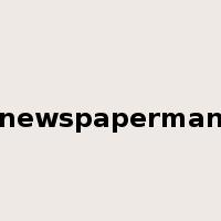 newspaperman是什么意思