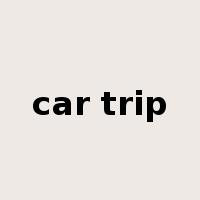 car trip是什么意思