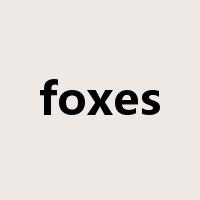 foxes是什么意思