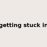 getting stuck in是什么意思